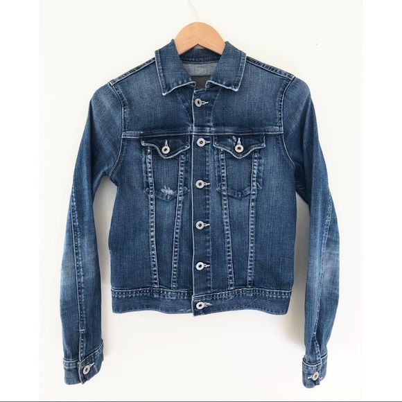 Ag Adriano Goldschmied Jackets & Blazers - AG distressed denim jacket